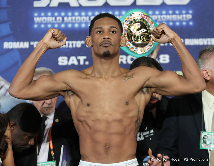 Danny Jacobs a no-show at IBF same-day weigh-in this morning; cannot win IBF belt tonight