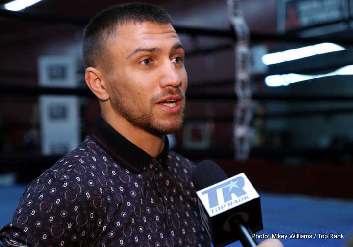 Lomachenko says he'll “Squash” Rigondeaux, Rigo out to make statement