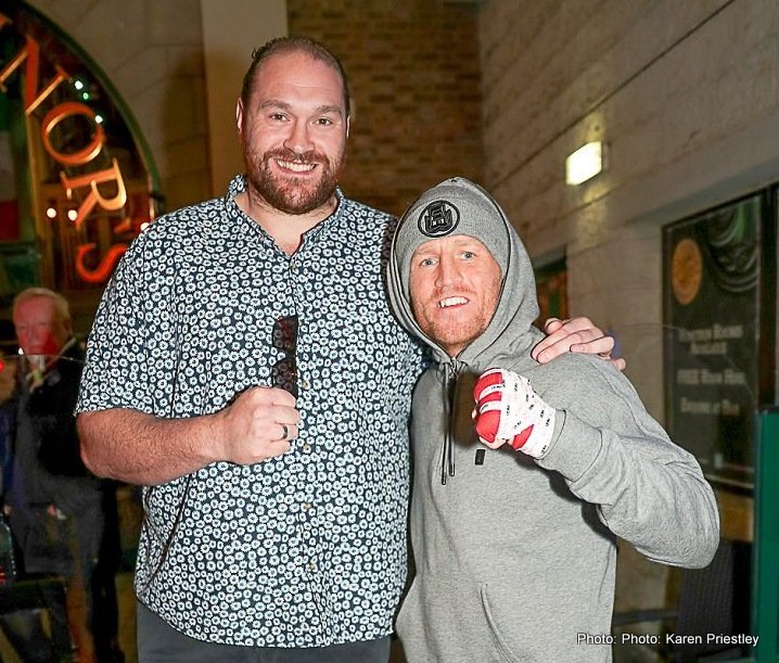 Tyson Fury Turns Out For Terry Flanangan's Open Workout
