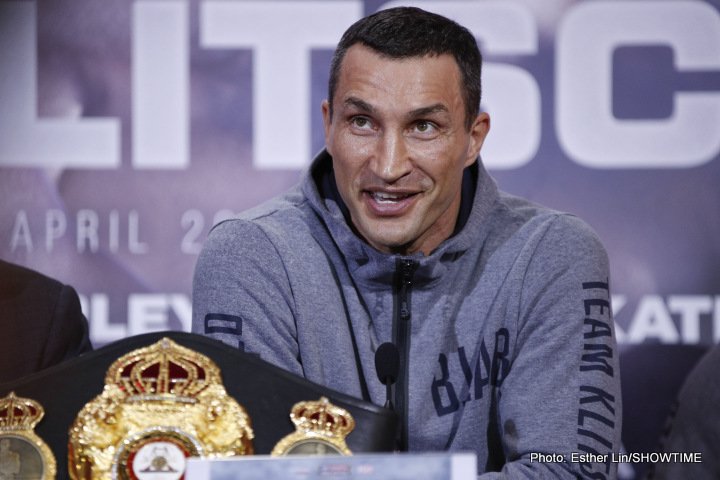 Klitschko: "Either Wilder is going to get the KO or Fury is going to win on points"