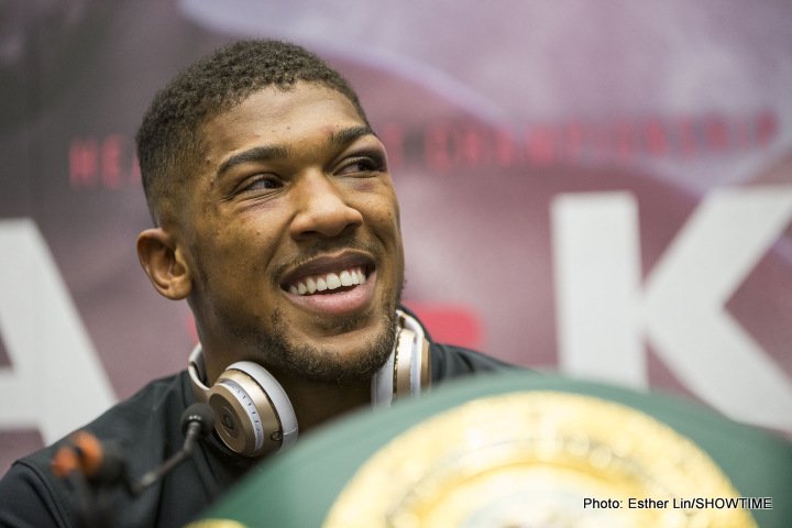Anthony Joshua is “boxing's biggest star;” who would you prefer to see him fight next: Klitschko, Wilder or Fury?