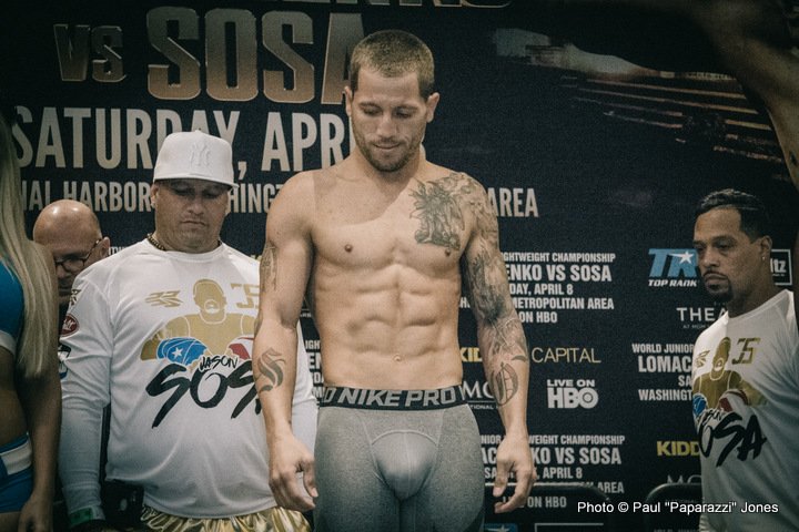 In Pictures: Official Weigh-In Results - Lomachenko (129.6) vs. Sosa (130.4, 130.2)