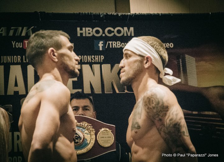 In Pictures: Official Weigh-In Results - Lomachenko (129.6) vs. Sosa (130.4, 130.2)