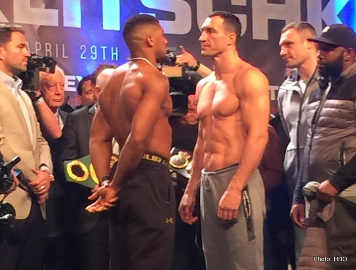 Watch Joshua vs. Klitschko Weigh-In - Live Stream