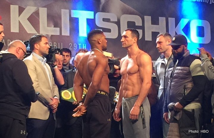 Watch Joshua vs. Klitschko Weigh-In - Live Stream
