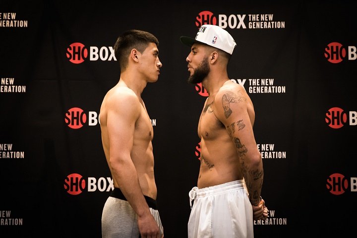 Dmitry Bivol vs. Samuel Clarkson - official weights