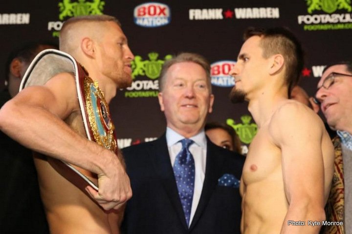 Flanagan vs Petrov live exclusively on Twitter - Weigh-In Results