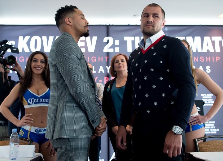 Ward, Kovalev NYC Presser