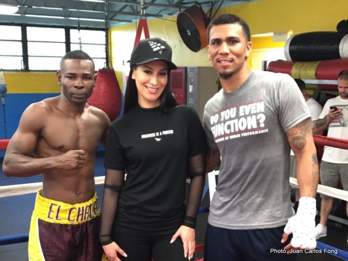 Guillermo Rigondeaux & Luis Arias Miami Media Workout Photos & Quotes