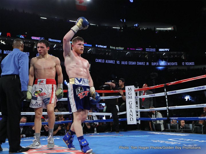 Canelo beats up Chavez Jr - Results