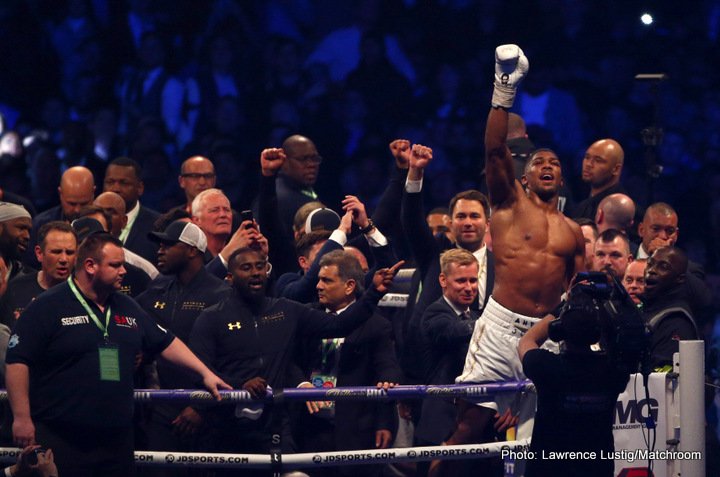 Anthony Joshua will face either Klitschko or Pulev next, says he's “not bothered either way”