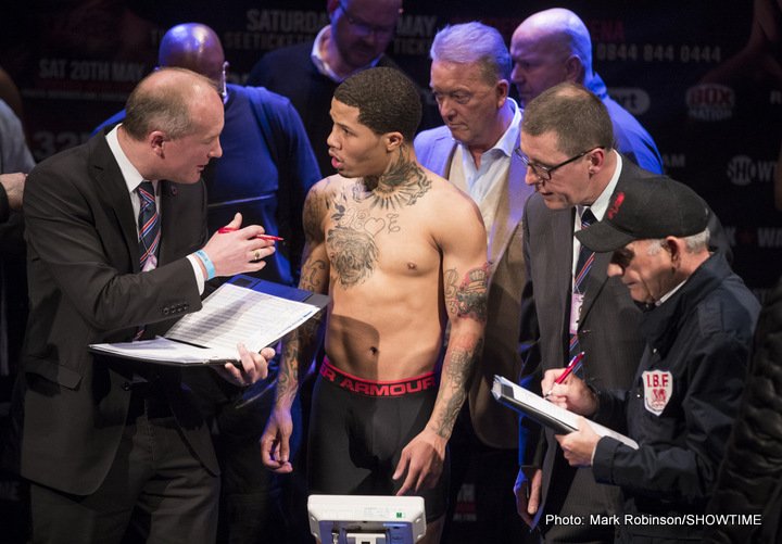 Gervonta Davis - Liam Walsh Weigh-In Results