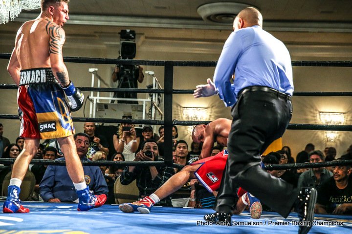Argenis Mendez, Ivan Redkach boxing image / photo