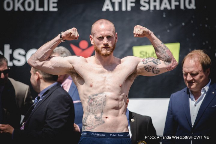 Brook-Spence, Groves-Chudinov Weigh-In Photos