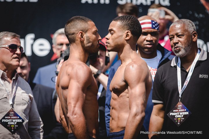 Brook-Spence, Groves-Chudinov Weigh-In Photos