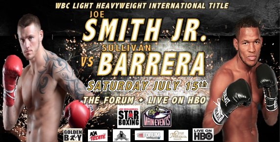 Joe Smith Jr. vs. Sullivan Barrera on 7/15