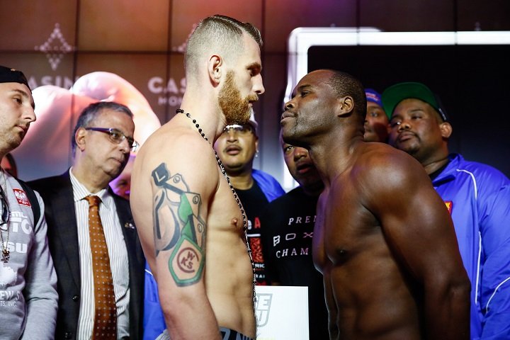 Stevenson vs. Fonfara II final weights, quotes