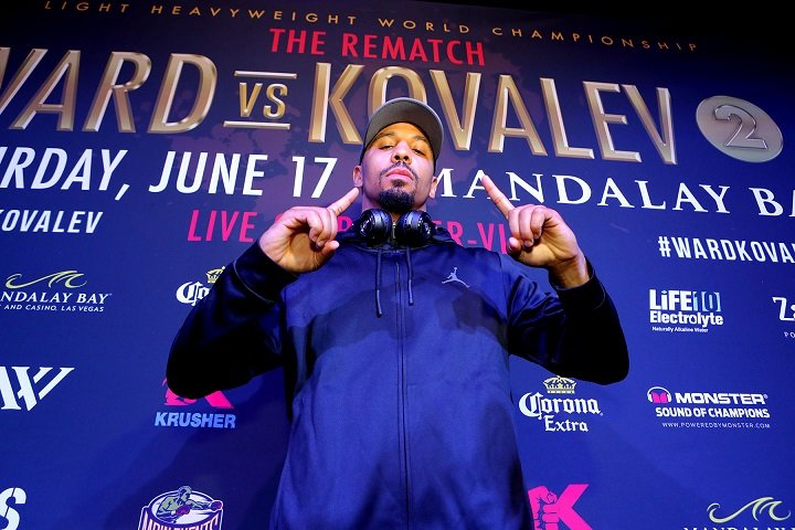 Ward-Kovalev II grand arrival quotes for Saturday