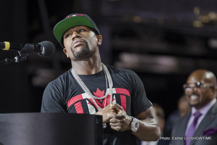 Floyd Mayweather says plenty about why he thinks Manny Pacquiao's performances declined, while actually saying very little