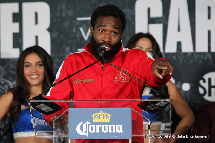 Adrien Broner vs Omar Figueroa is on for April 21