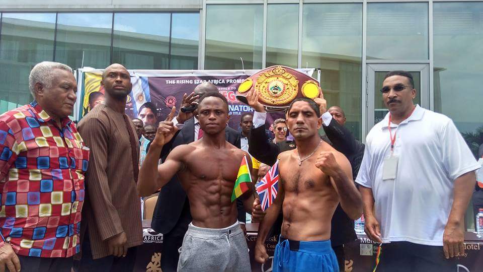 Dogboe, Chacon make weight for Saturday night in Accra
