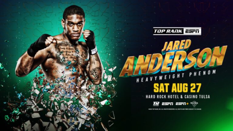 Heavyweight Prospect Jared Anderson Preparing for August 27 Return in Texas Heat