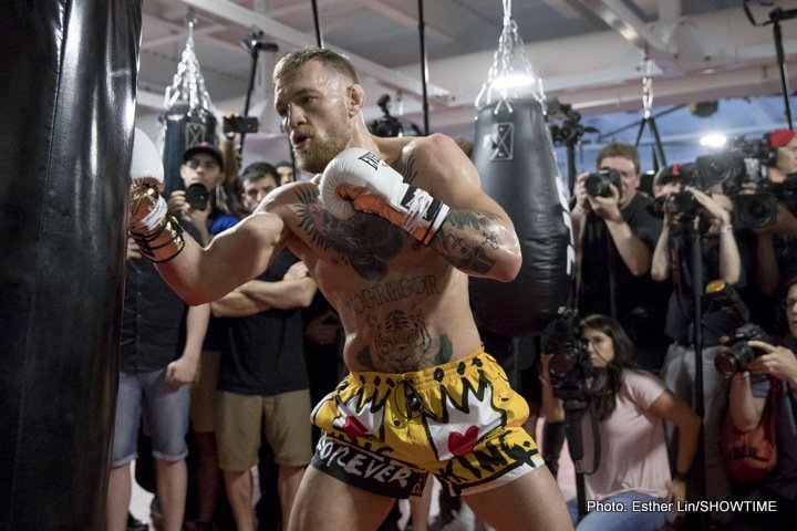 Conor McGregor Media Workout Quotes, Videos & Photos