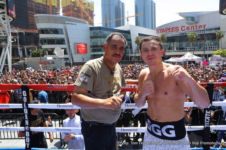 Canelo Alvarez - Gennady Golovkin: Media day in Los Angeles