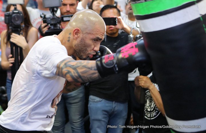 Miguel Cotto And Undercard Fighters Los Angeles Media Workout Quotes