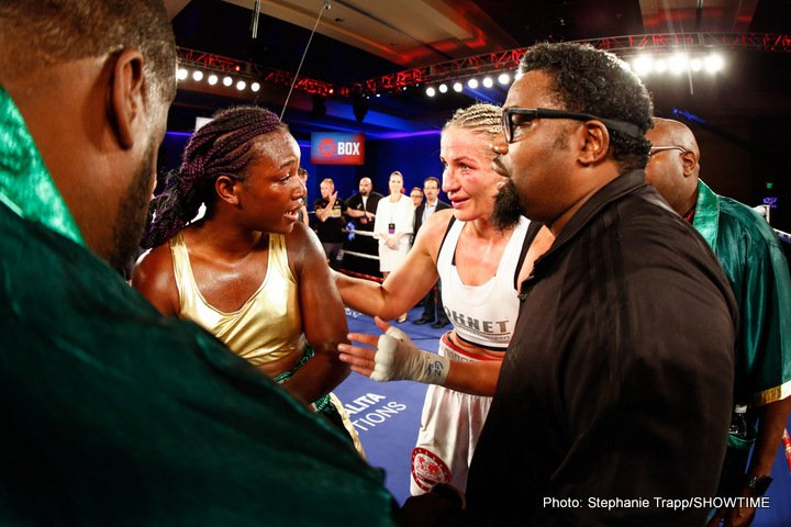 Claressa Shields vs Tori Nelson on 1/12