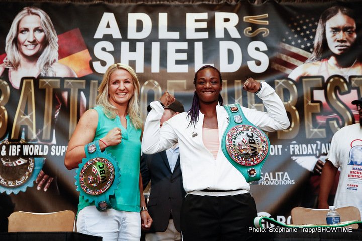 Shields vs Adler -Final quotes for Friday