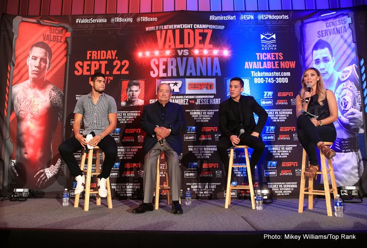 Gilberto Ramirez & Oscar Valdez quotes for Sept.22 fight card