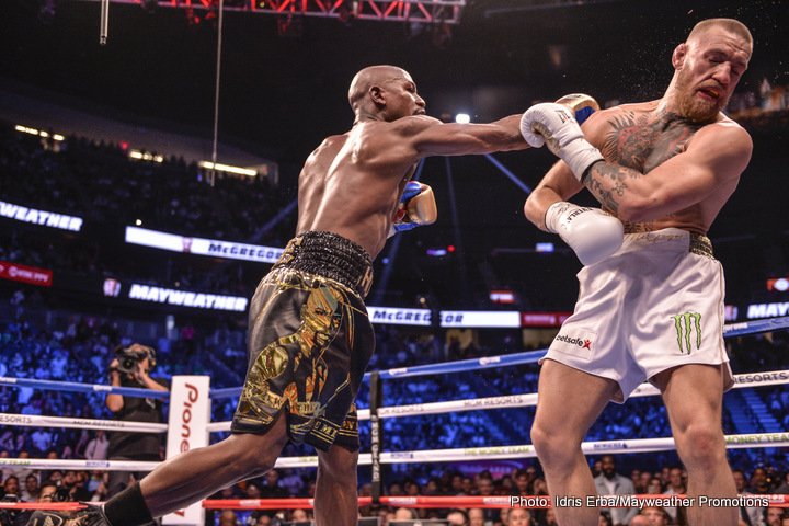 Mayweather Scores a Tenth-Round TKO over McGregor