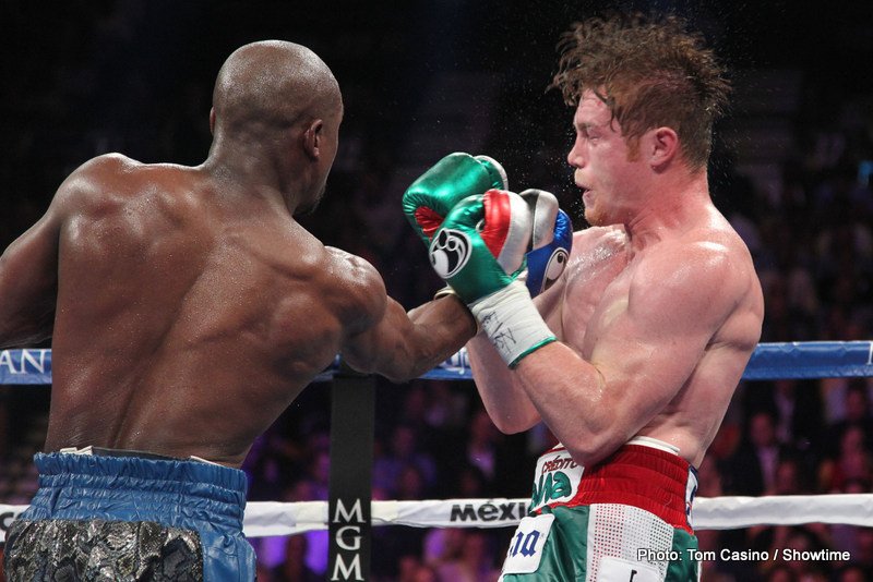 Canelo says he'd like to “take out thorn in his side” with a Mayweather rematch