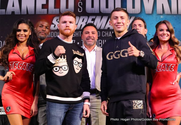 Canelo - GGG Final Presser Videos, Quotes, Photos