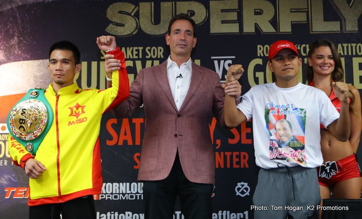 Carlos Cuadras, Juan Francisco Estrada, Roman Gonzalez, Srisaket Sor Rungvisai boxing image / photo
