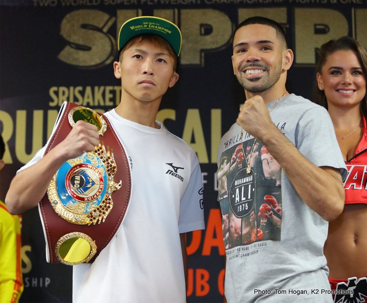 Boxing photo: Carlos Cuadras, Juan Francisco Estrada, Naoya Inoue, Roman Gonzalez image Rungvisai vs Gonzalez, Cuadras vs Estrada & Inoue vs Nieves final quotes
