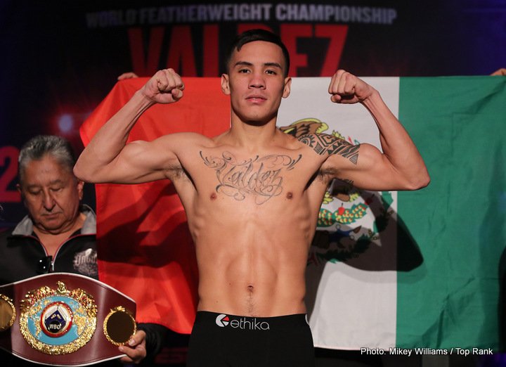 Óscar Valdez, Scott Quigg boxing image / photo