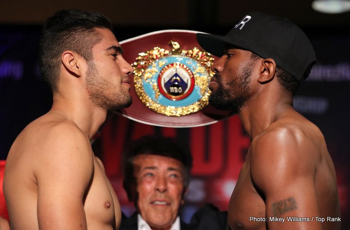 Valdez-Servania and Ramirez-Hart Weigh-In Results / Photos