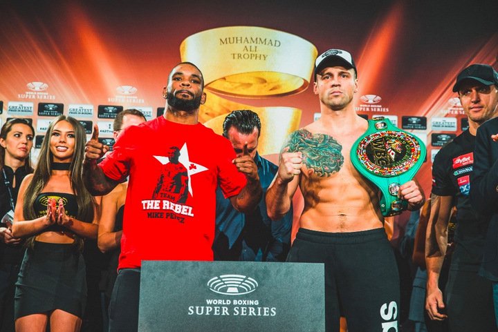 Weights: Briedis 198.6 lbs vs Perez 197.3 lbs