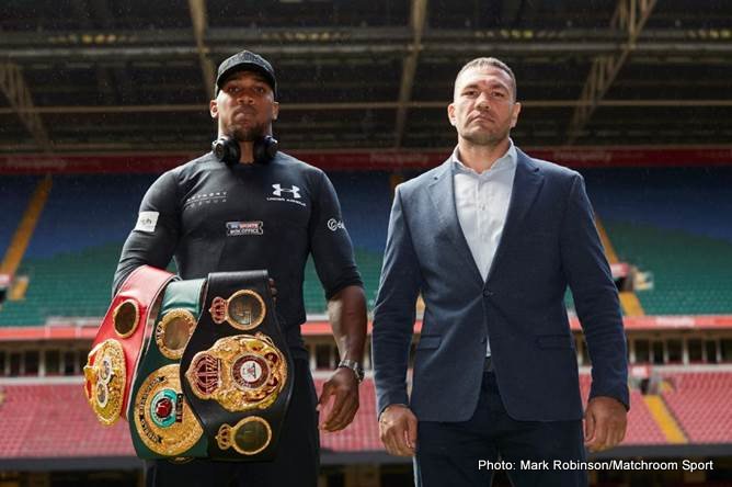 Anthony Joshua vs Kubrat Pulev on Showtime on 10/28