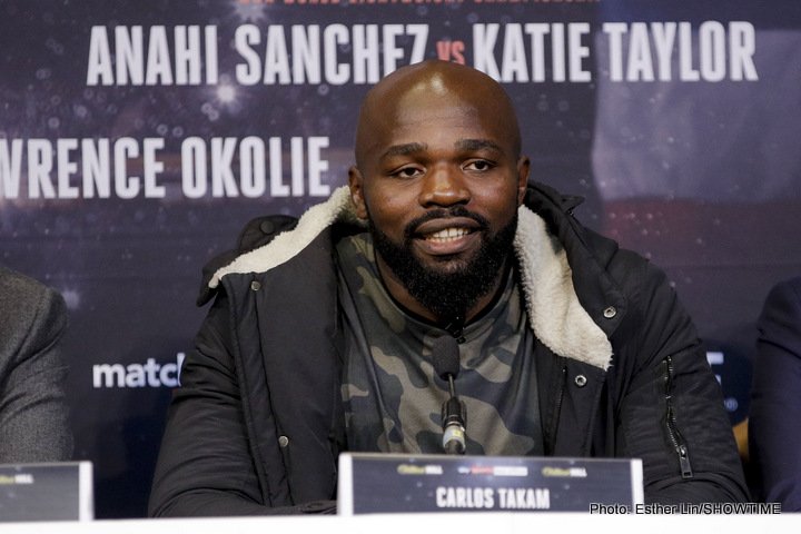 Carlos Takam Says He'll KO Oleksandr Usyk In September