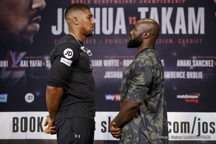 Anthony Joshua - Carlos Takam Final Presser Quotes & Photos