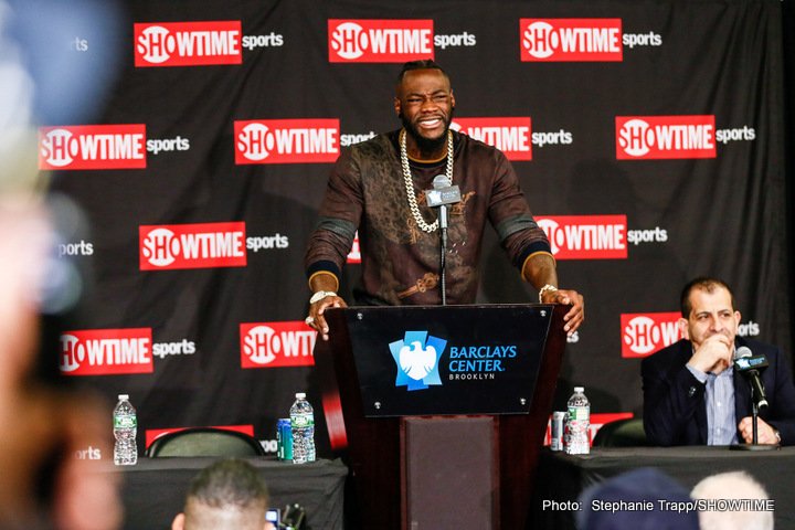 Deontay Wilder - Bermane Stiverne Interview Transcript