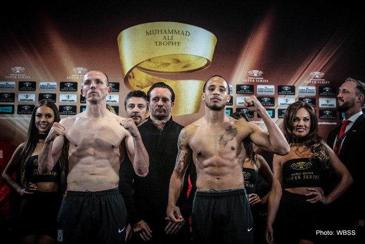 Juergen Brähmer - Rob Brant Weigh-In Results