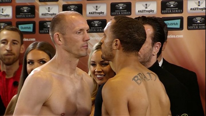 Juergen Brähmer - Rob Brant Weigh-In Results