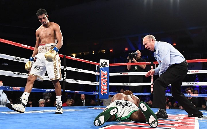 Results: Machado TKOs Corrales; Andrade also wins