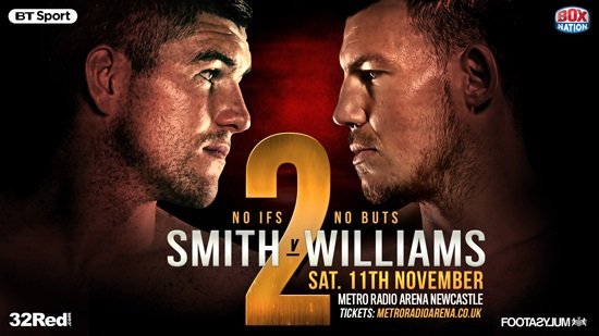 Liam Williams vs Liam Smith live on BT Sport and BoxNation