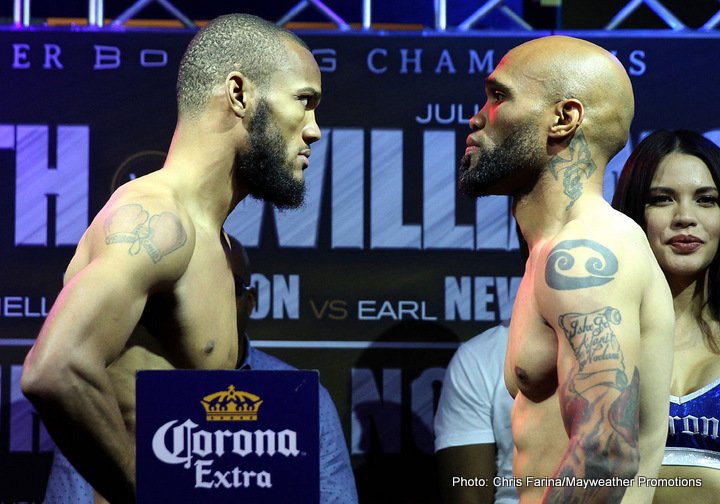 Julian Williams - Ishe Smith Weigh-In Results