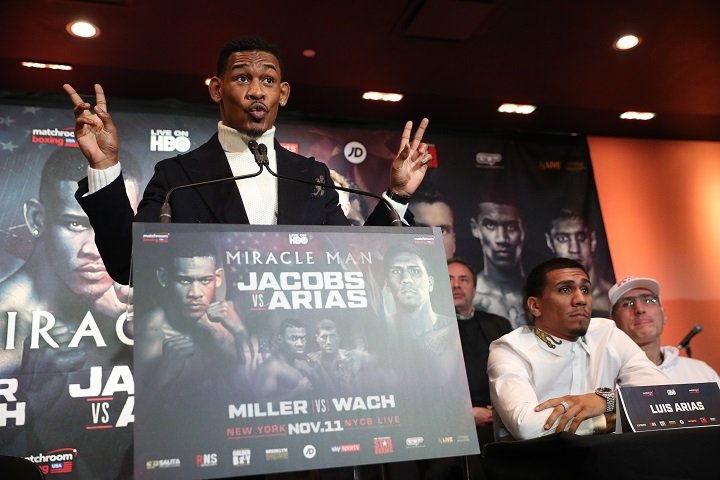 Jacobs vs. Arias final quotes for Sat.